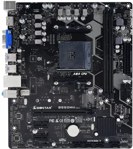 Photo de Carte Mère Biostar B550MH (AM4) Micro ATX