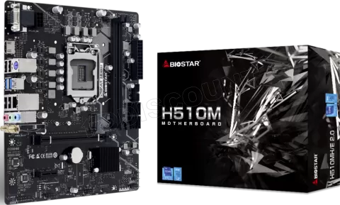 Photo de Carte Mère Biostar H510MH/E 2.0 (Intel LGA 1200) Micro ATX