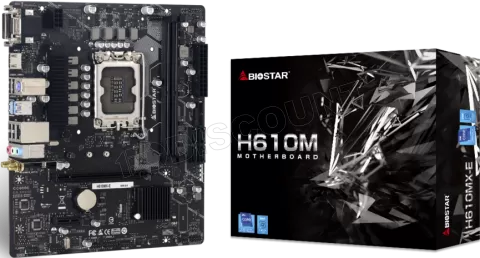 Photo de Carte Mère Biostar H610MX-E (Intel LGA 1700) Micro ATX