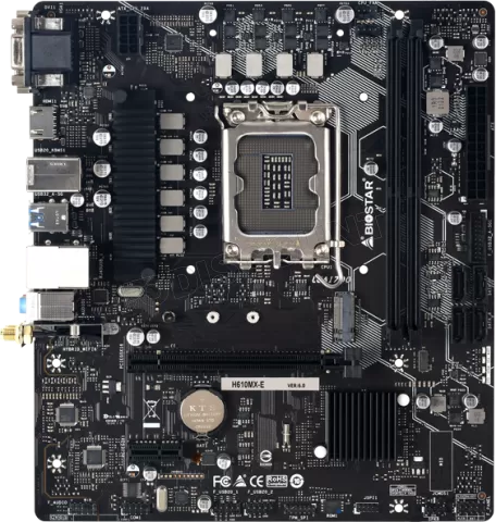 Photo de Carte Mère Biostar H610MX-E (Intel LGA 1700) Micro ATX