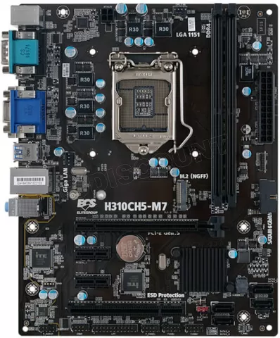 Photo de Carte Mère ECS Elite Group H310CH5-M7 (Intel LGA 1151v2) Micro ATX