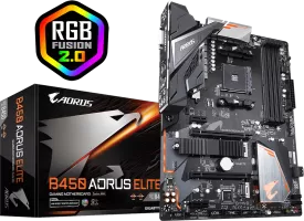 Photo de Carte Mère Gigabyte B450 Aorus Elite (AM4)
