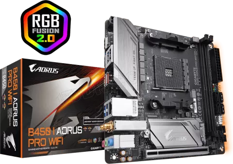 Photo de Carte Mère Gigabyte B450I Aorus Pro Wifi (AM4) Mini ITX