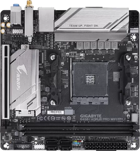 Photo de Carte Mère Gigabyte B450I Aorus Pro Wifi (AM4) Mini ITX