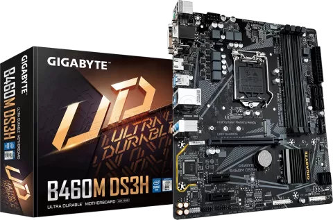 Photo de Carte Mère Gigabyte B460M DS3H (Intel LGA 1200) Micro ATX