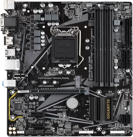 Photo de Carte Mère Gigabyte B460M DS3H (Intel LGA 1200) Micro ATX