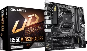 Photo de Gigabyte B550M DS3H AC R2