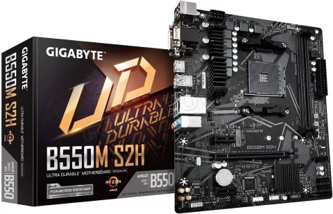 Photo de Carte Mère Gigabyte B550M S2H (AM4) Micro ATX