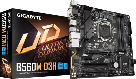 Photo de Carte Mère Gigabyte B560M D3H (Intel LGA 1200) Micro ATX