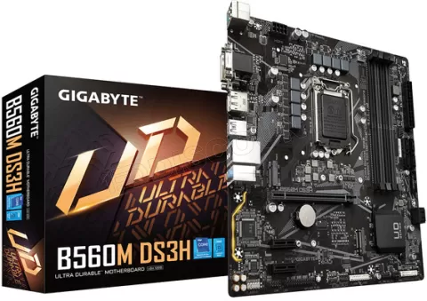 Photo de Carte Mère Gigabyte B560M DS3H V2 (Intel LGA 1200) Micro ATX