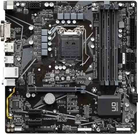 Photo de Carte Mère Gigabyte B560M DS3H V2 (Intel LGA 1200) Micro ATX