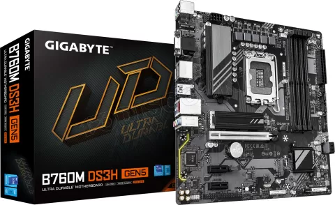 Photo de Carte mère Gigabyte B760M DS3H Gen5 (Intel LGA 1700) Micro ATX