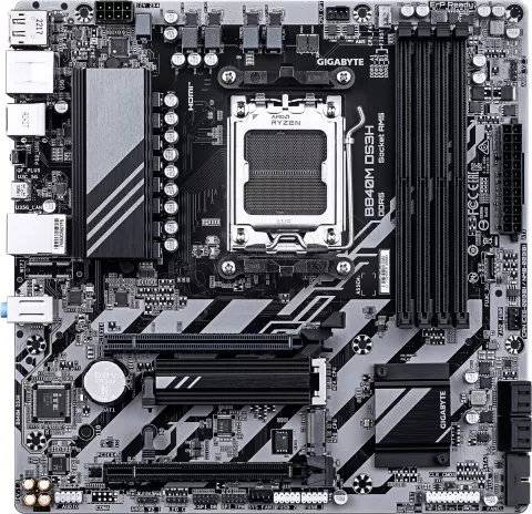 Photo de Carte Mère Gigabyte B840M DS3H (AM5) Micro ATX