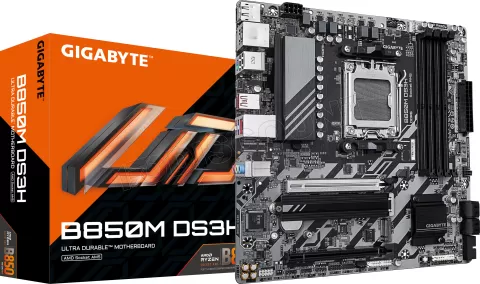 Photo de Carte Mère Gigabyte B850M DS3H (AM5) Micro ATX