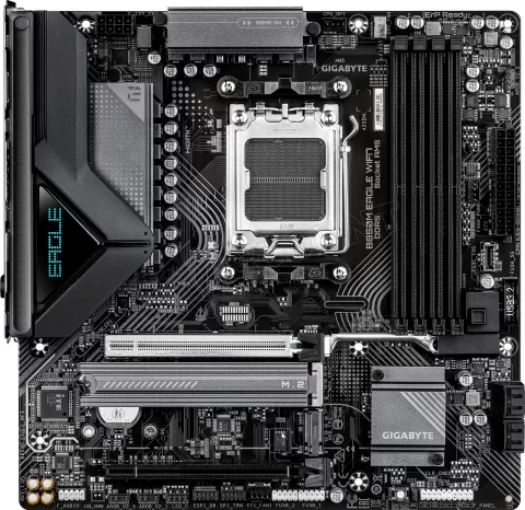 Photo de Carte Mère Gigabyte B850M Eagle WiFi7 (AM5) Micro ATX