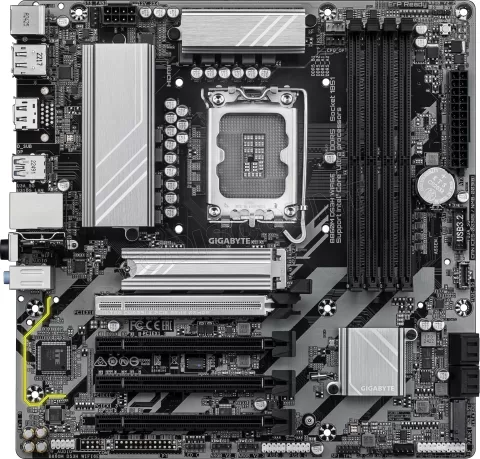 Photo de Carte Mère Gigabyte B860M DS3H WiFi6E (Intel LGA 1851) Micro ATX