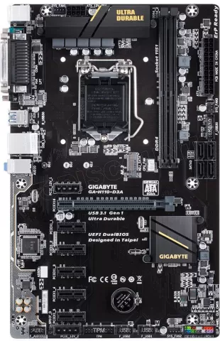 Photo de Carte Mère Gigabyte GA-H110-D3A (Intel LGA 1151)