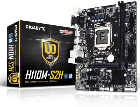 Photo de Carte Mère Gigabyte GA-H110M-S2H D4 (Intel LGA 1151)