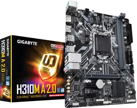 Photo de Carte Mère Gigabyte H310M A R2.0 (Intel LGA 1151 v2) Micro ATX