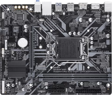 Photo de Carte Mère Gigabyte H310M A R2.0 (Intel LGA 1151 v2) Micro ATX