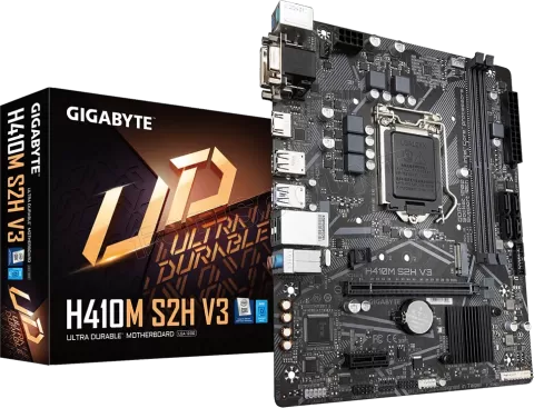 Photo de Carte Mère Gigabyte H410M S2H v3 (Intel LGA 1200) Micro ATX