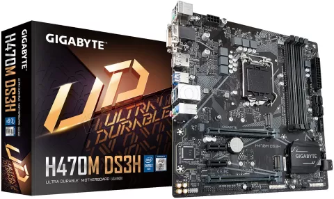 Photo de Carte Mère Gigabyte H470M DS3H (Intel LGA 1200) Micro ATX
