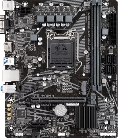 Photo de Carte Mère Gigabyte H470M H (Intel LGA 1200) Micro ATX