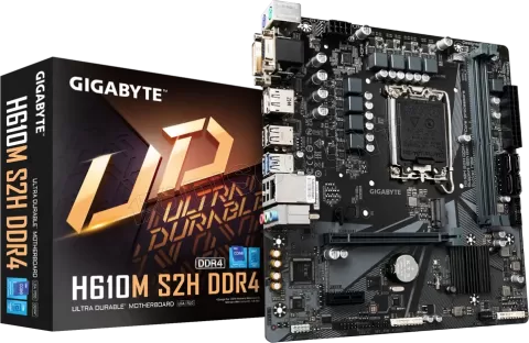 Photo de Carte Mère Gigabyte H610M S2H (Intel LGA 1700) Micro ATX