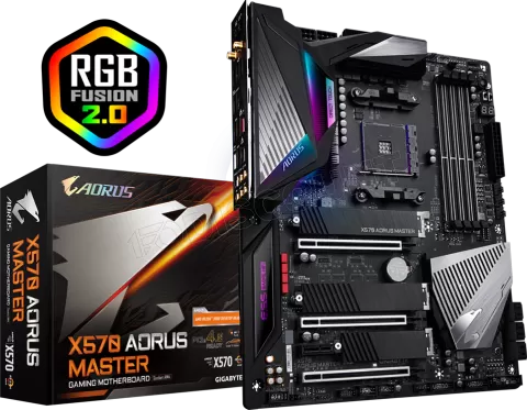 Photo de Carte Mère Gigabyte X570 Aorus Master (AM4)