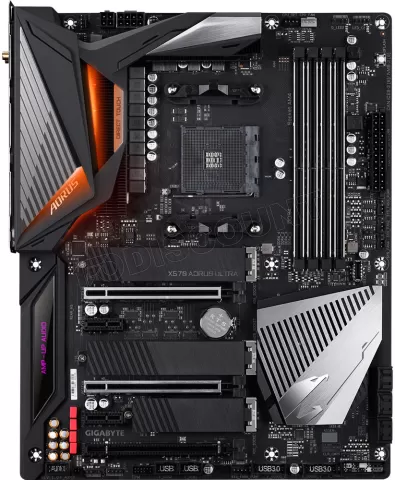 Photo de Carte Mère Gigabyte X570 Aorus Ultra (AM4)