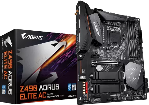 Photo de Carte Mère Gigabyte Z490 Aorus Elite AC (Intel LGA 1200)