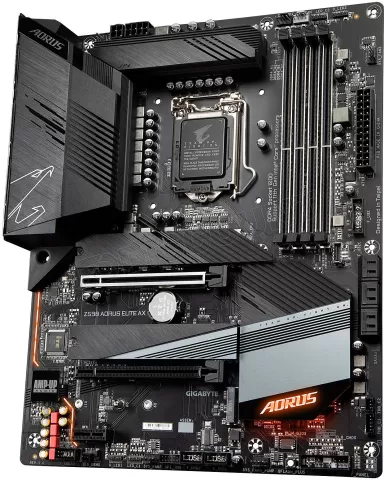 Photo de Carte Mère Gigabyte Z590 Aorus Elite AX (Intel LGA 1200)