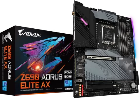 Photo de Carte Mère Gigabyte Z690 Aorus AX DDR5 (Intel LGA 1700)