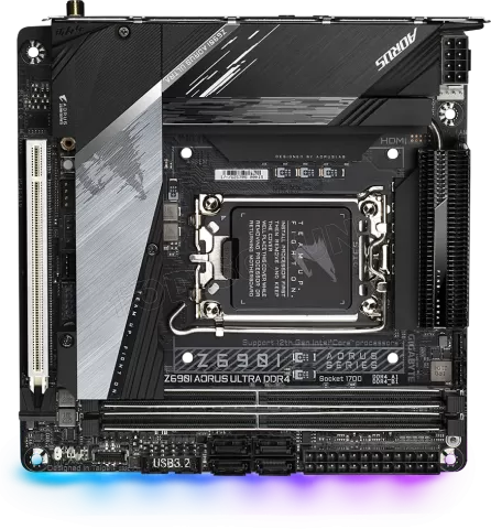 Photo de Carte Mère Gigabyte Z690I Aorus Ultra (Intel LGA 1700) Mini ITX