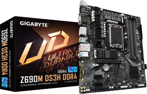 Photo de Carte Mère Gigabyte Z690M DS3H (Intel LGA 1700) Micro ATX