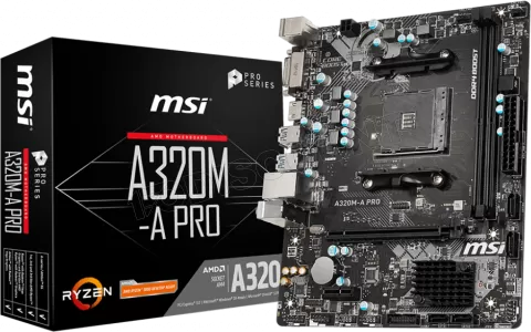 Photo de Carte Mère MSI A320M-A Pro (AM4) Micro-ATX