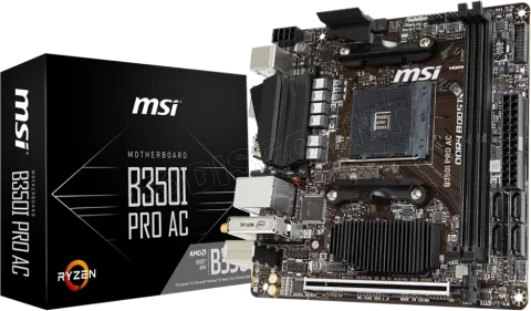 Carte Mère MSI B350I Pro AC (AM4) Mini ITX à prix bas