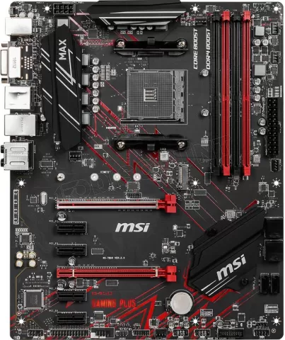 Photo de Carte Mère MSI B450 Gaming Plus Max (AM4)