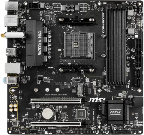 Photo de Carte Mère MSI B450M Bazooka Max Wi-Fi (AM4) Micro ATX