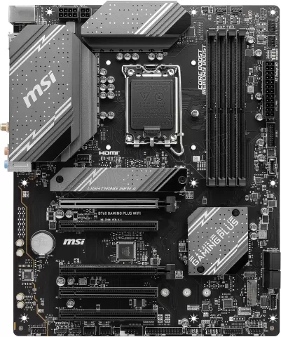 Photo de Carte Mère MSI B760 Gaming Plus WiFi DDR5 (Intel LGA 1700)