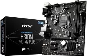 Photo de Carte Mère MSI H310M Pro-M2 Plus (Intel LGA 1151 v2) Micro ATX