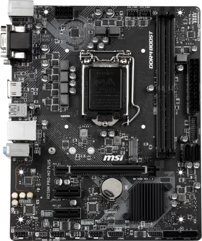 Photo de Carte Mère MSI H310M Pro-M2 Plus (Intel LGA 1151 v2) Micro ATX