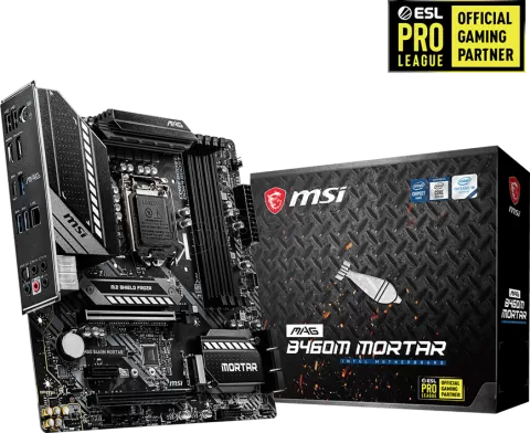 Photo de Carte Mère MSI MAG B460M Mortar (Intel LGA 1200) Micro ATX