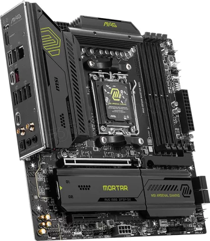 Photo de Carte Mère MSI Mag B850M Mortar WiFi (AMD AM5) Micro ATX