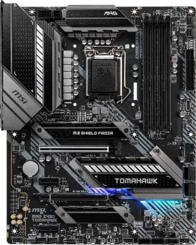 Photo de Carte Mère MSI MAG Z490 Tomahawk (Intel LGA 1200)