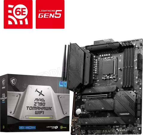 MSI - MAG Z690 TOMAHAWK WIFI DDR5 - Carte Mère - Socket LGA 1700 - Chipset  Intel Z690 - Cdiscount Informatique