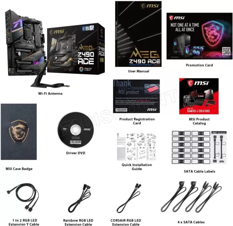 Photo de Carte Mère MSI Meg Z490 Ace (Intel LGA 1200)
