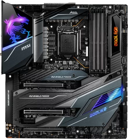 Photo de Carte Mère MSI Meg Z490 Godlike (Intel LGA 1200) E-ATX