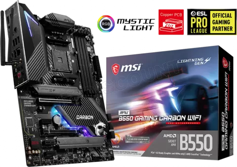 Photo de Carte Mère MSI MPG B550 Gaming Carbon WiFi (AM4)