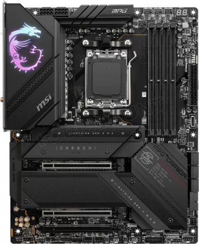 Photo de Carte Mère MSI MPG X670E Carbon WiFi (AM5)